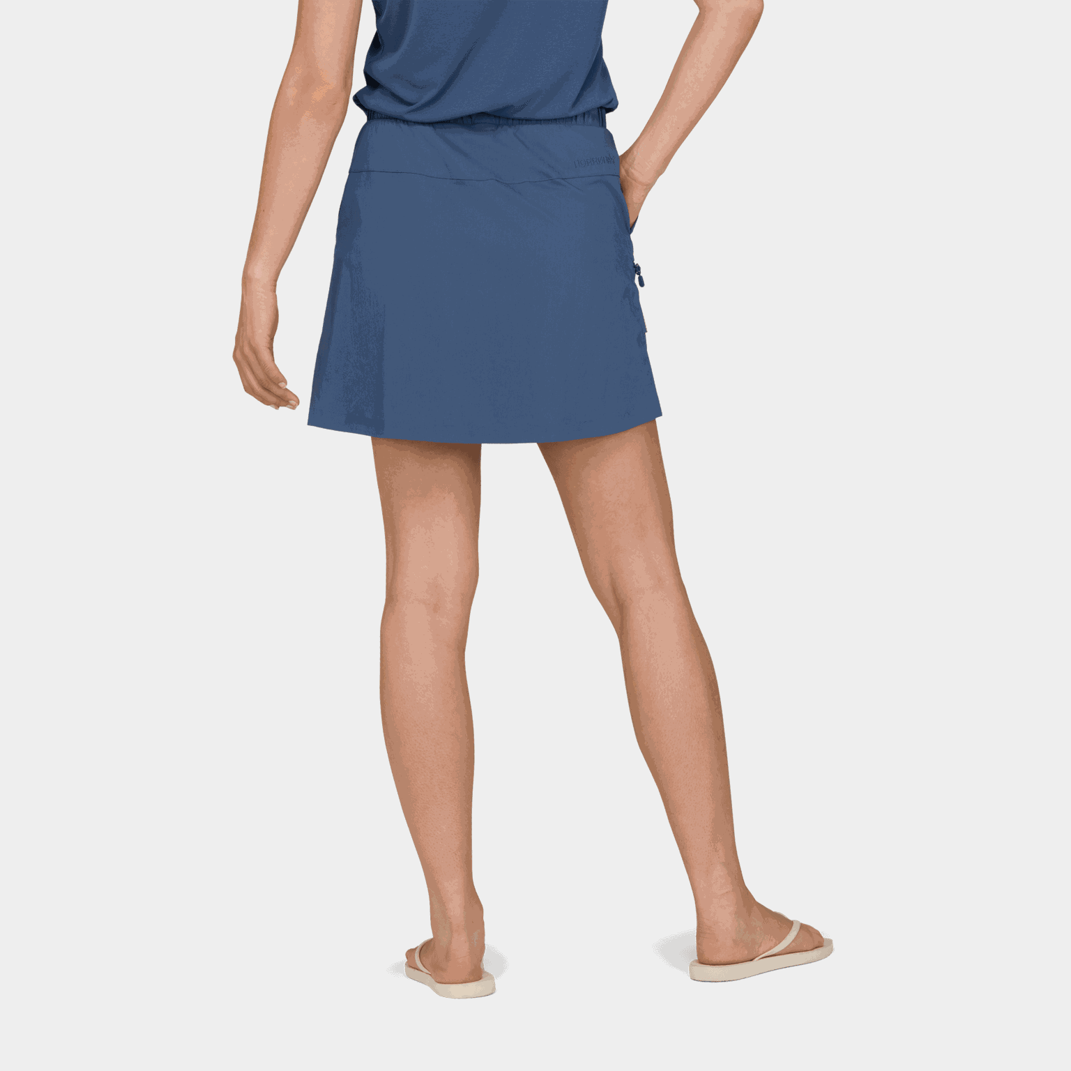  Saia feminina de algodão Femund – azul
