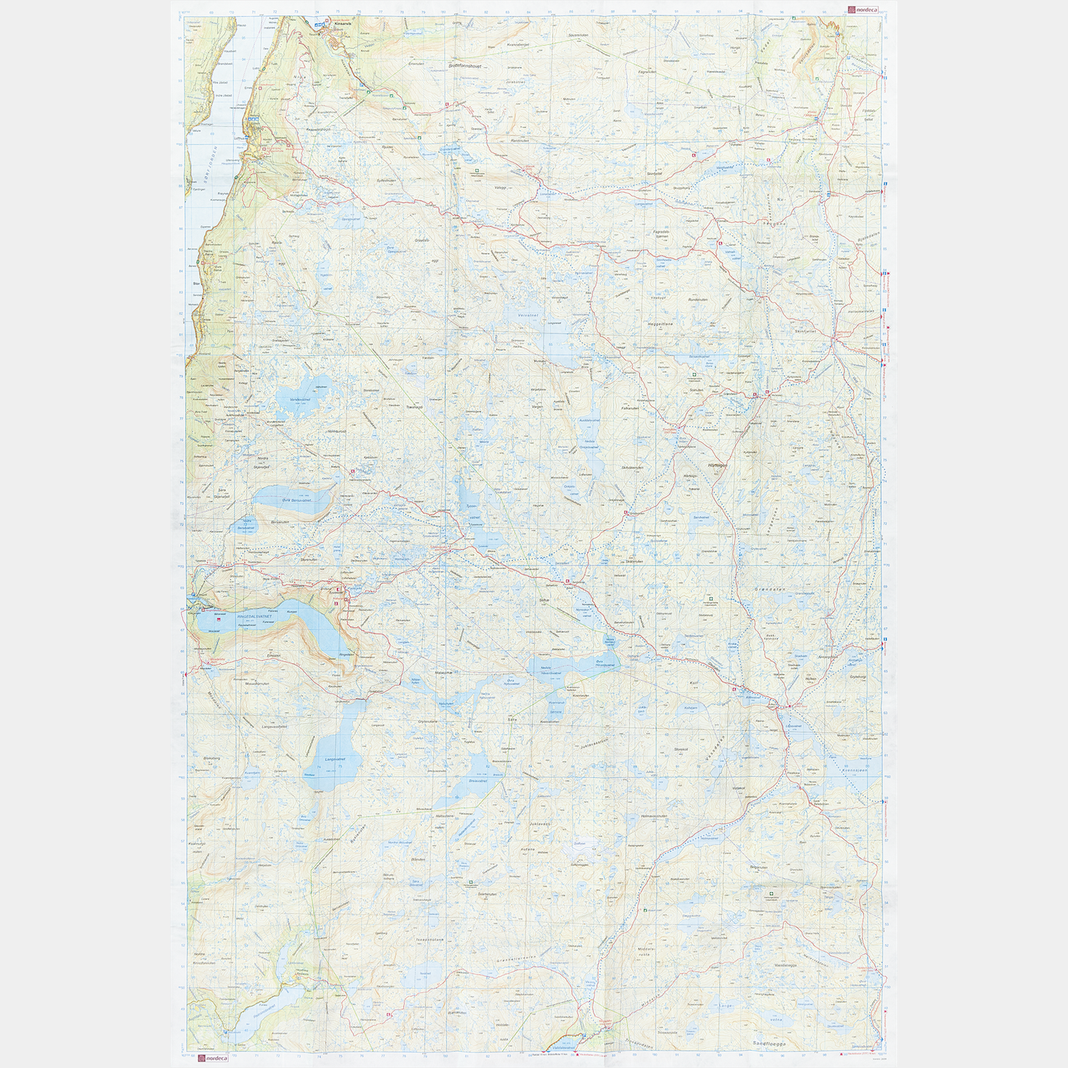  Hardangervidda West 1:50 000 -