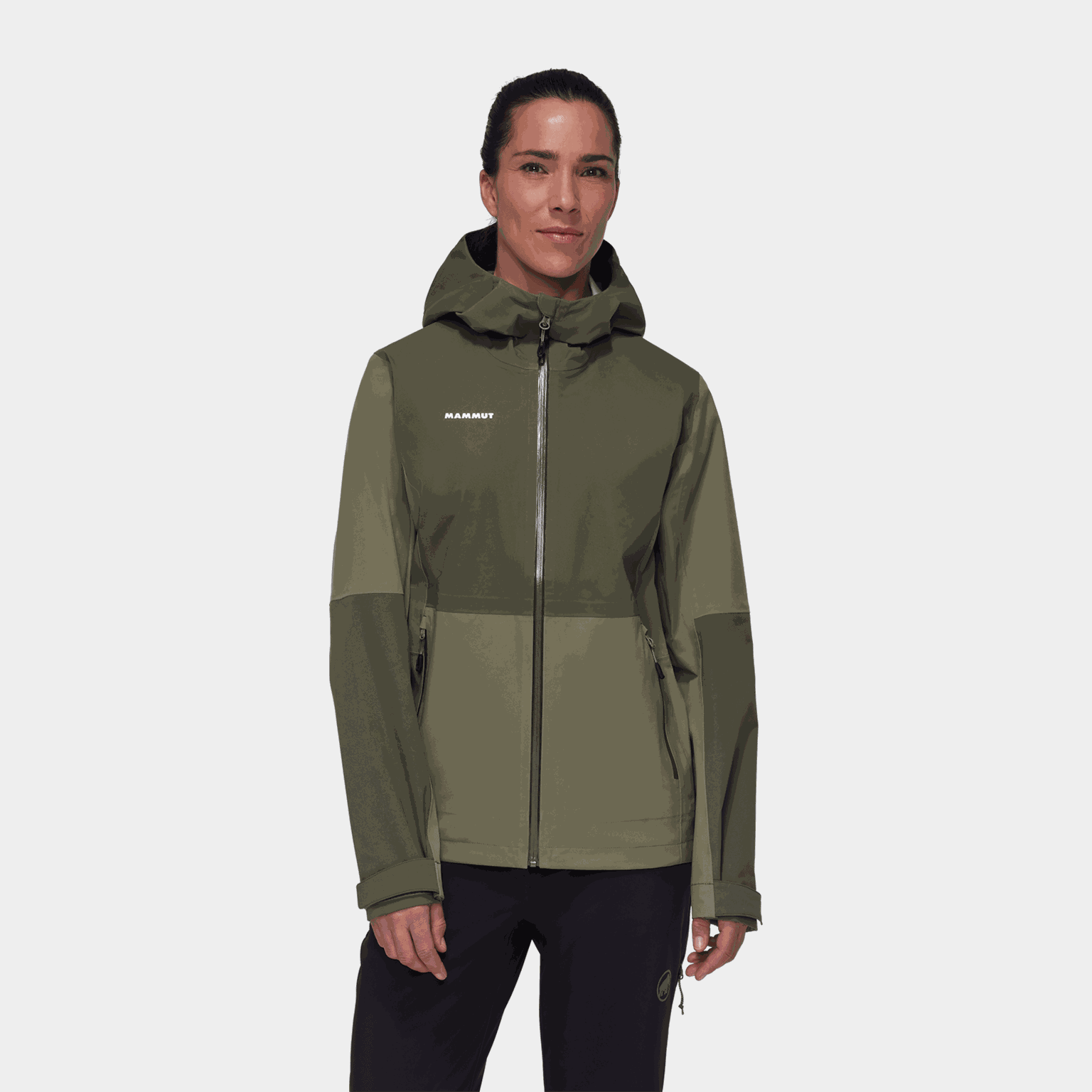 Linard Guide Hs Hooded Jacket, skalljakke, dame - Brun