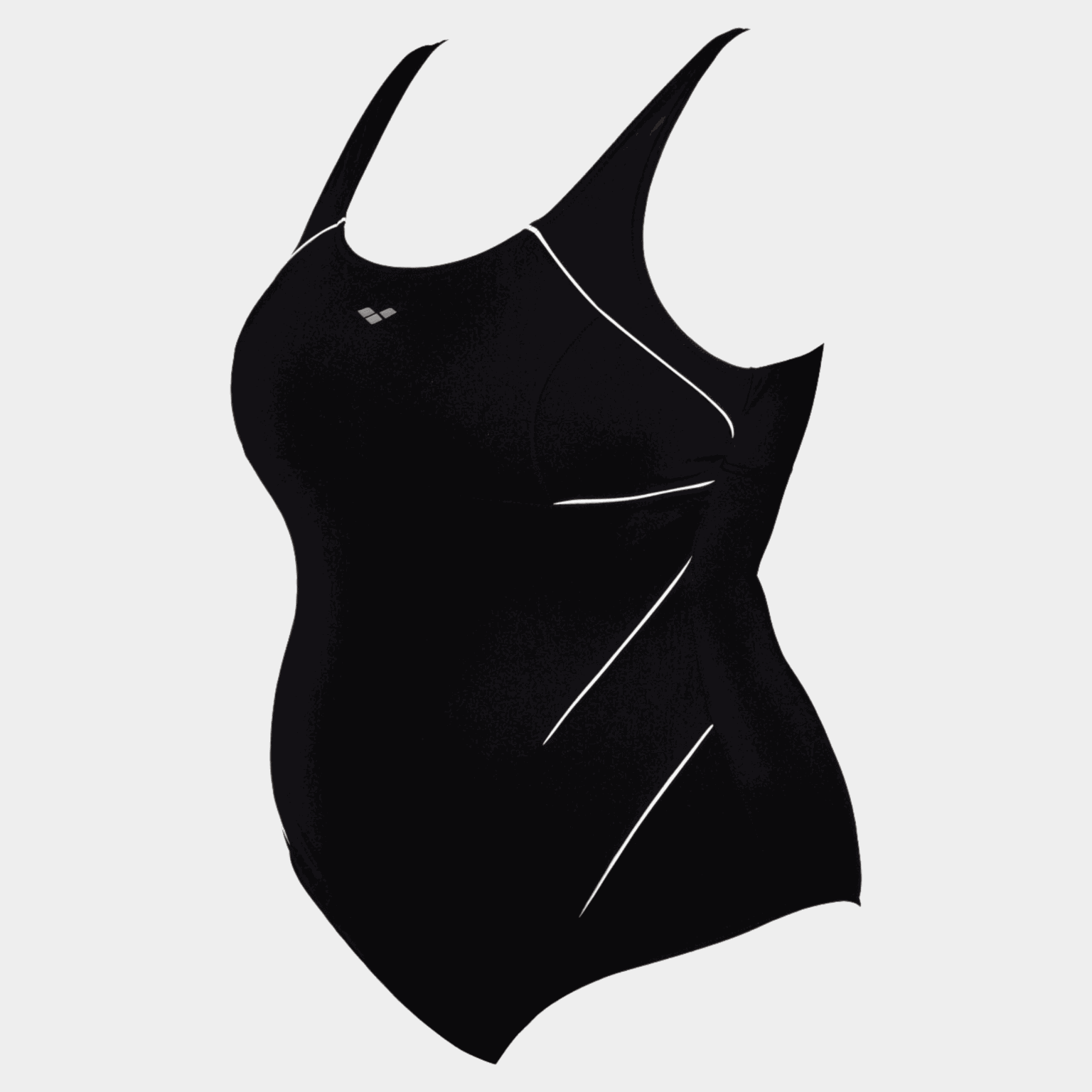 Maillot de bain une pièce Jewel One Piece Plus R, Femme - Noir