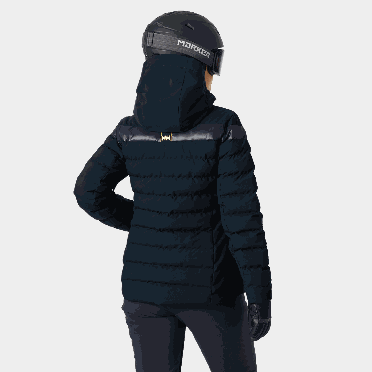  Doudoune Alpine W Imperial Puffy 24/25, Veste de ski, Femme - Bleu foncé