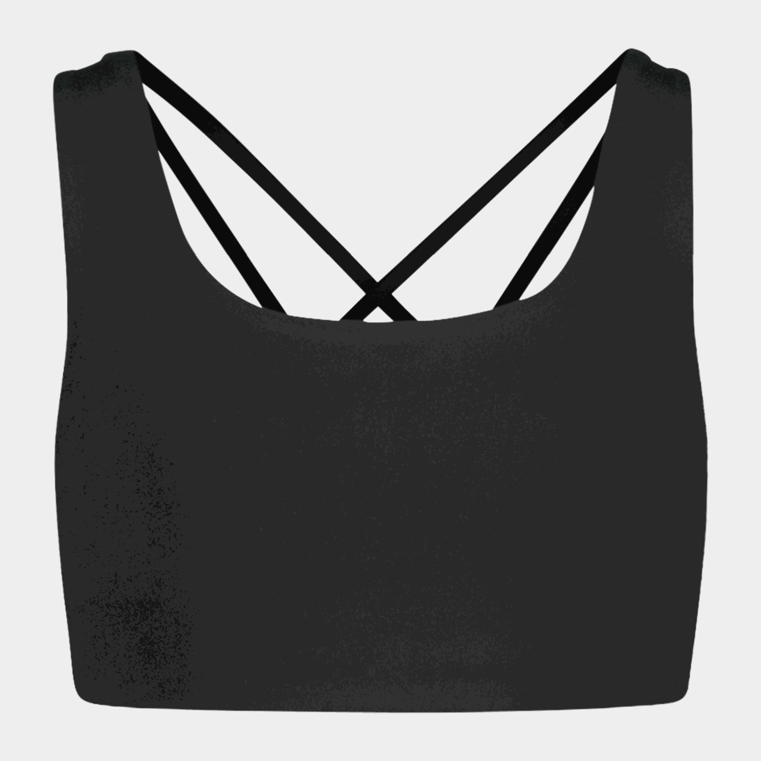One Long-Line Sports Bra, sports-bh, junior - Svart