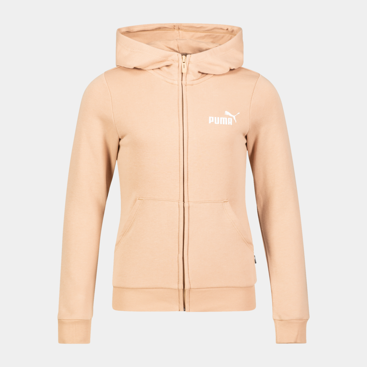 Essential Small Logo Full-Zip Hoodie, hettejakke junior
