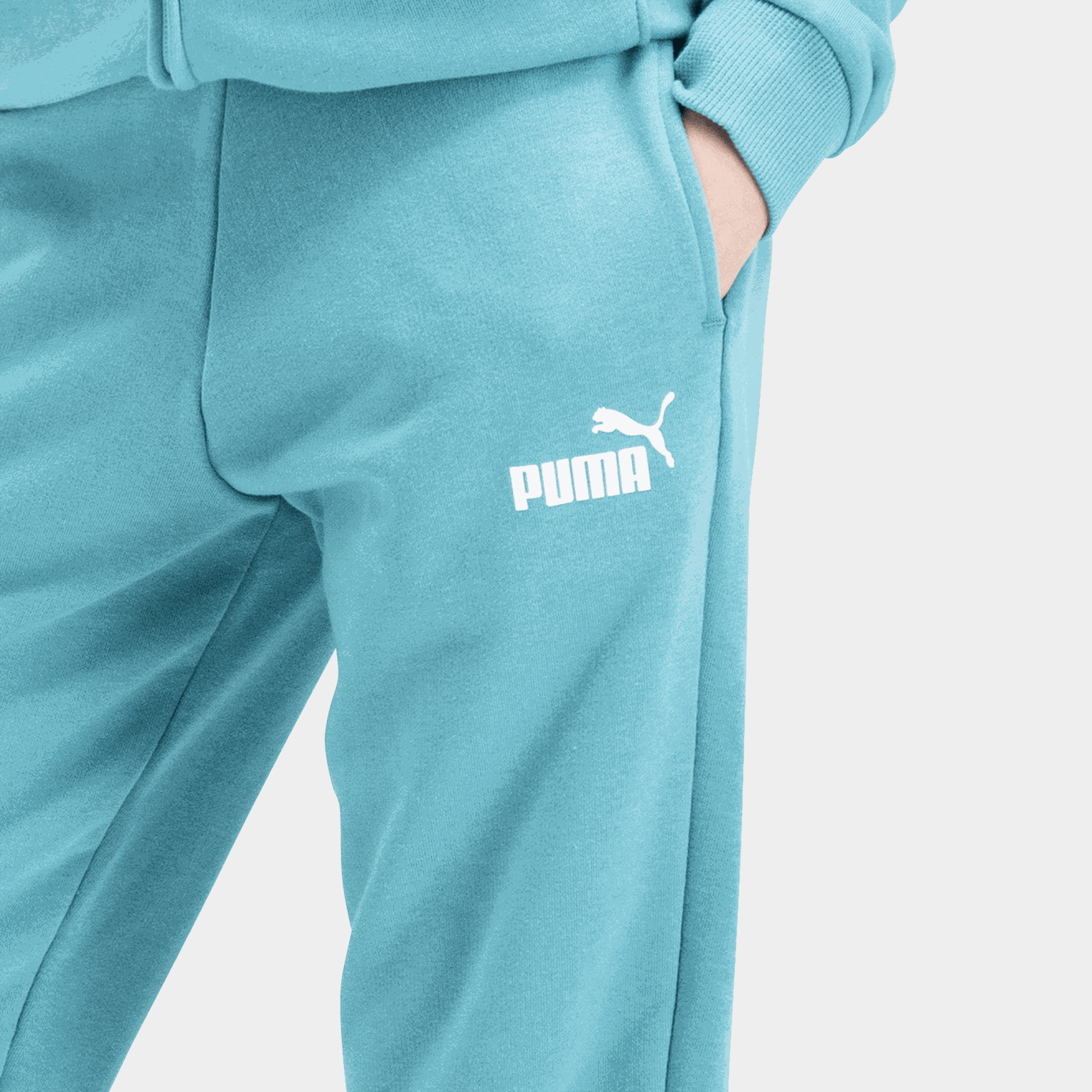  ESS TR cl joggingbroek, kinderjoggingbroek - paars