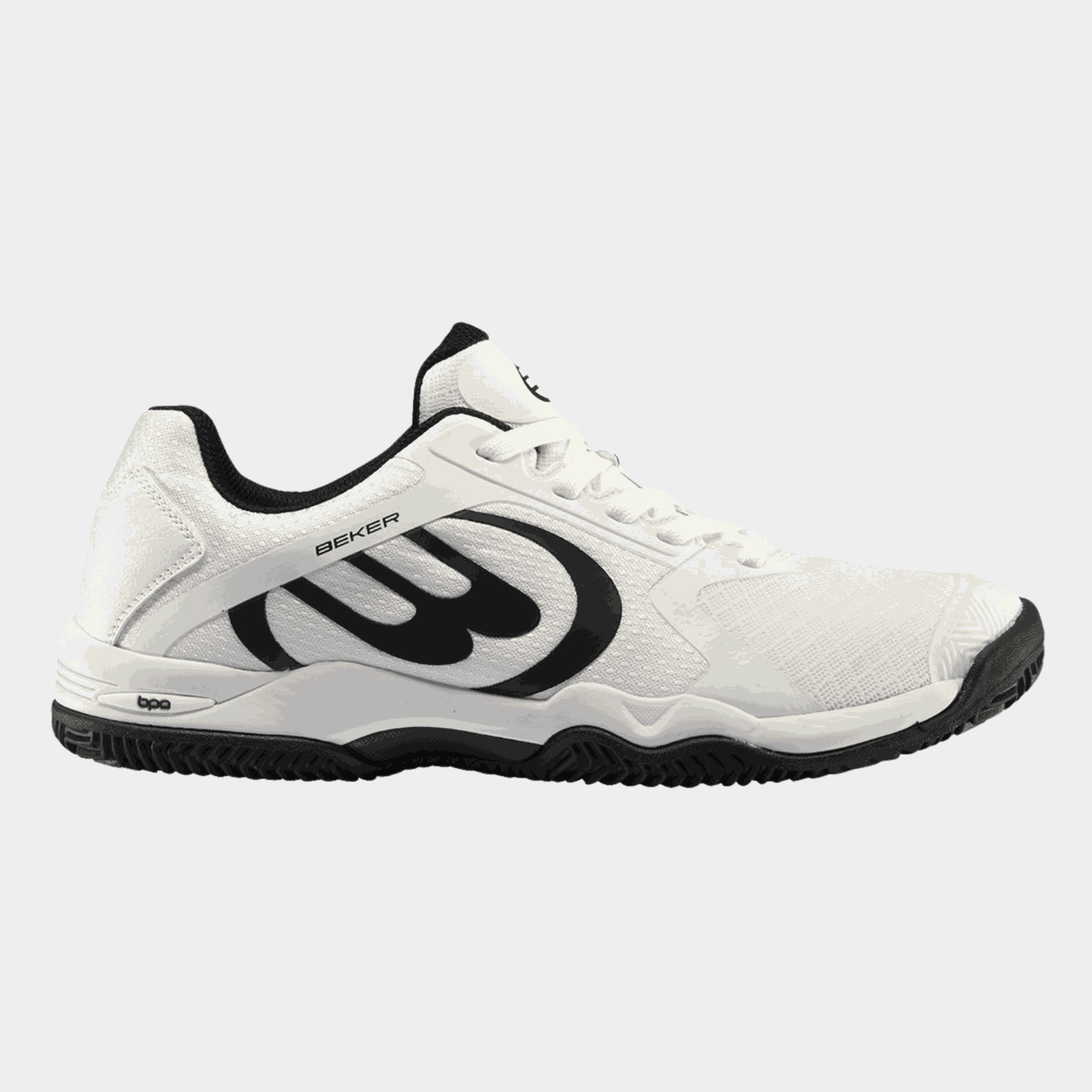  Sapatos de padel masculinos Becker 24L, brancos