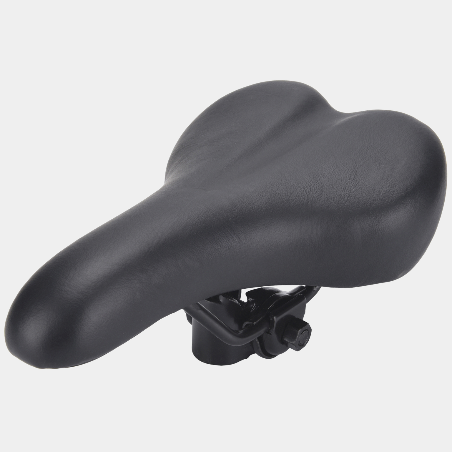 Saddle jr with rails and bracket, sykkelsete, junior - Svart