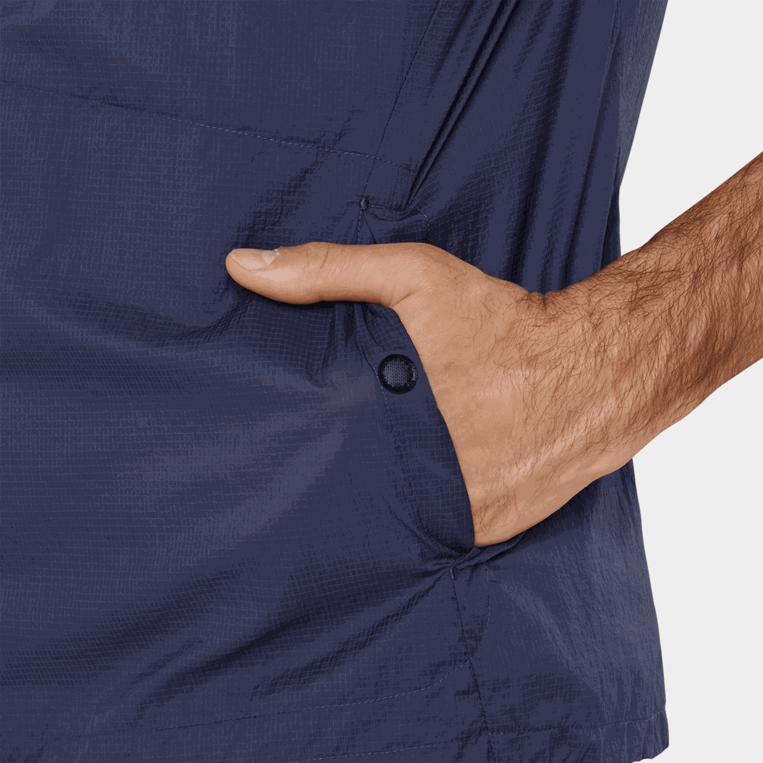 Metarun Packable Gilet, løpevest, herre - Blå