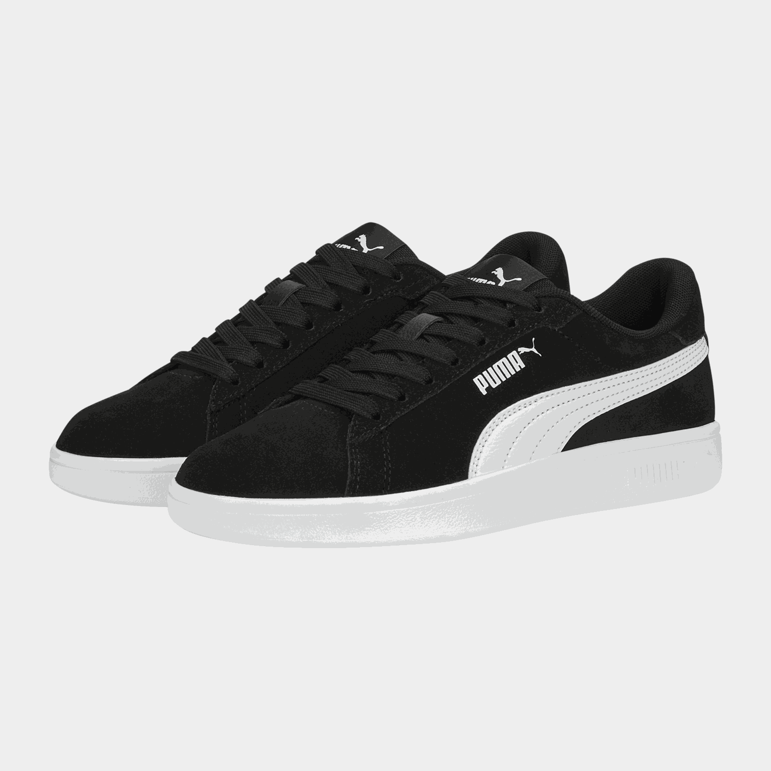  Puma Smash 3.0 SD kindersneakers - zwart