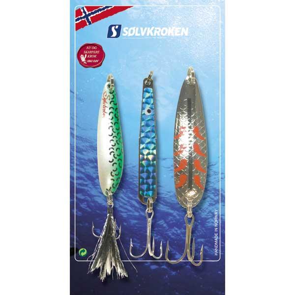  Appâts pour truite de mer, lot de 3, 12 g/16 g -