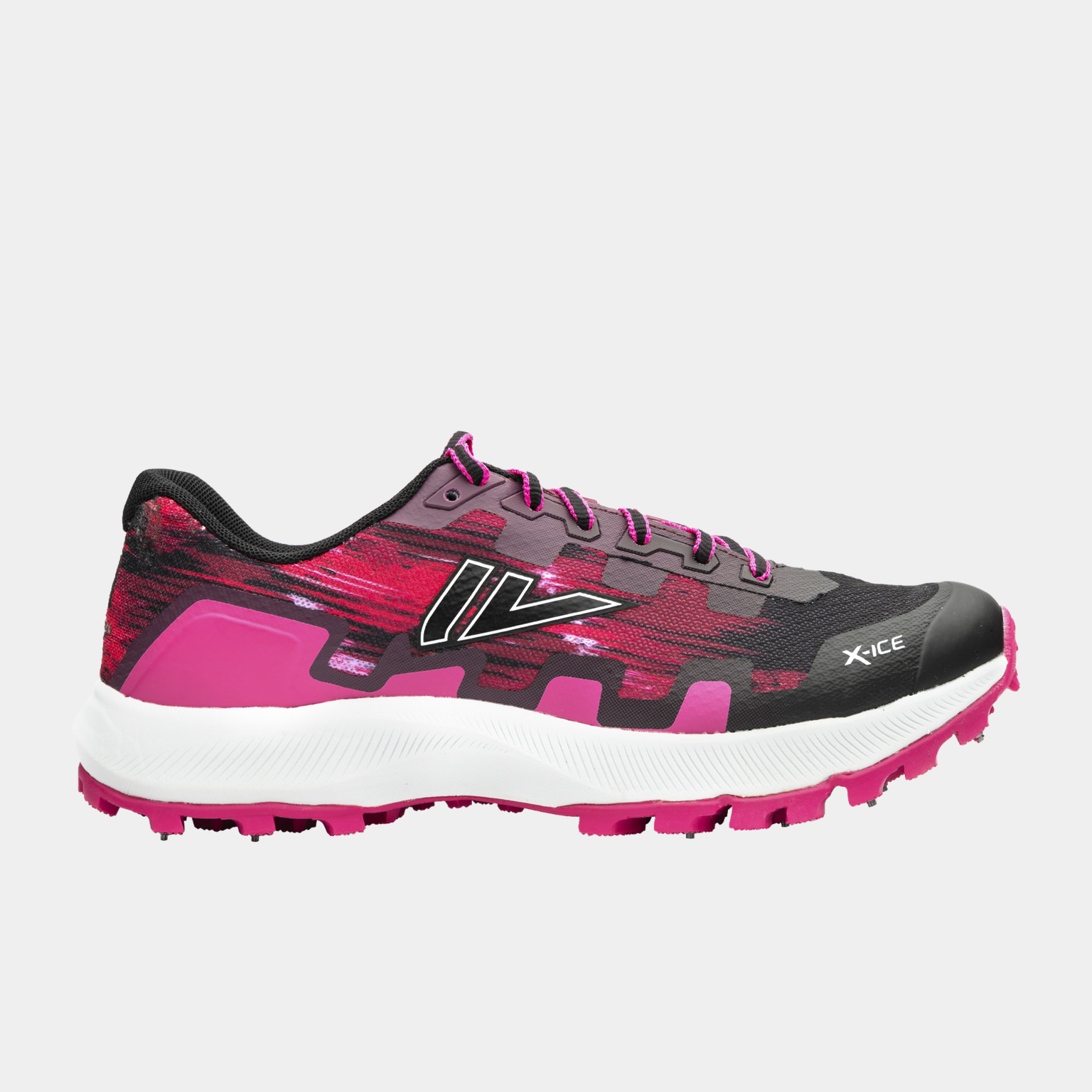  Dámské běžecké boty VJ Sarva X-Ice Spikeless - růžové