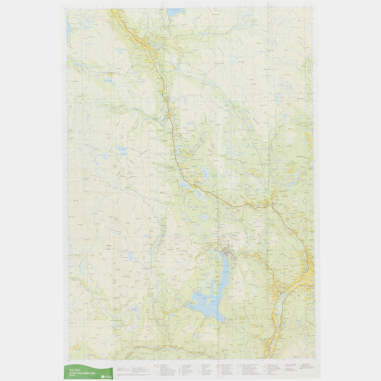 Dovrefjell Wschód 1:50 000 -