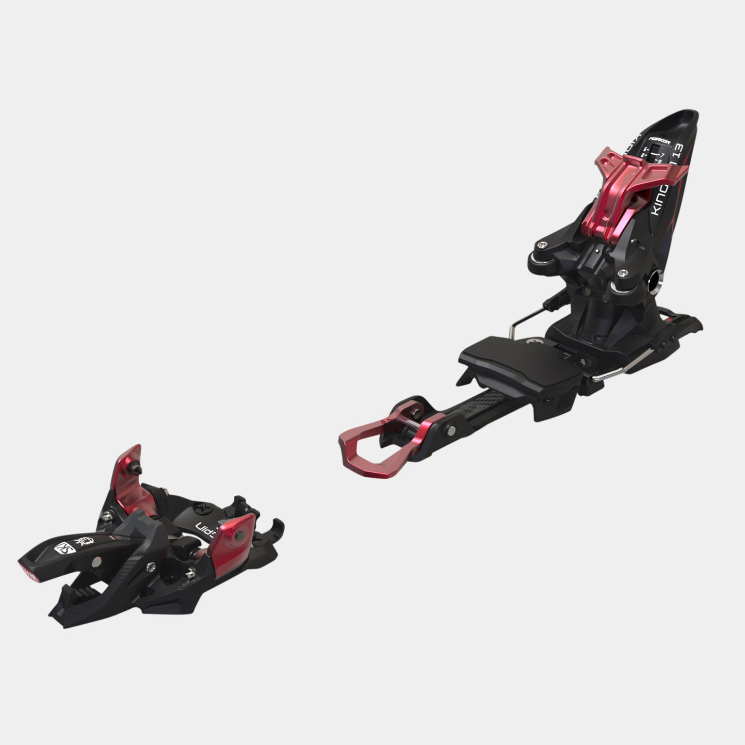  Fixation KingPin 13 Touring (75–100 mm, 24/25), fixation haut de gamme, unisexe – Noir