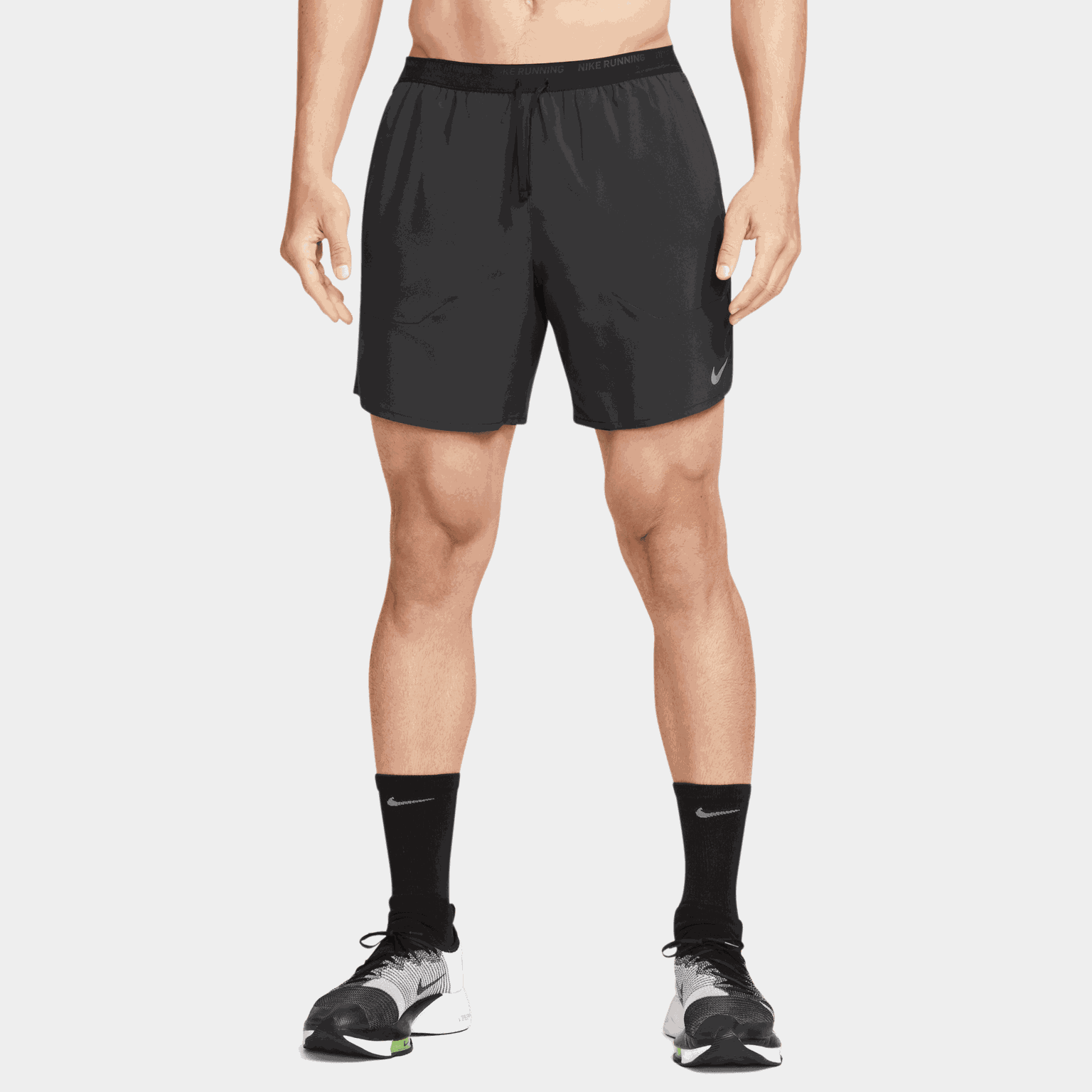 Dri-FIT Stride 7In Bf Short, løpeshorts, herre - Svart