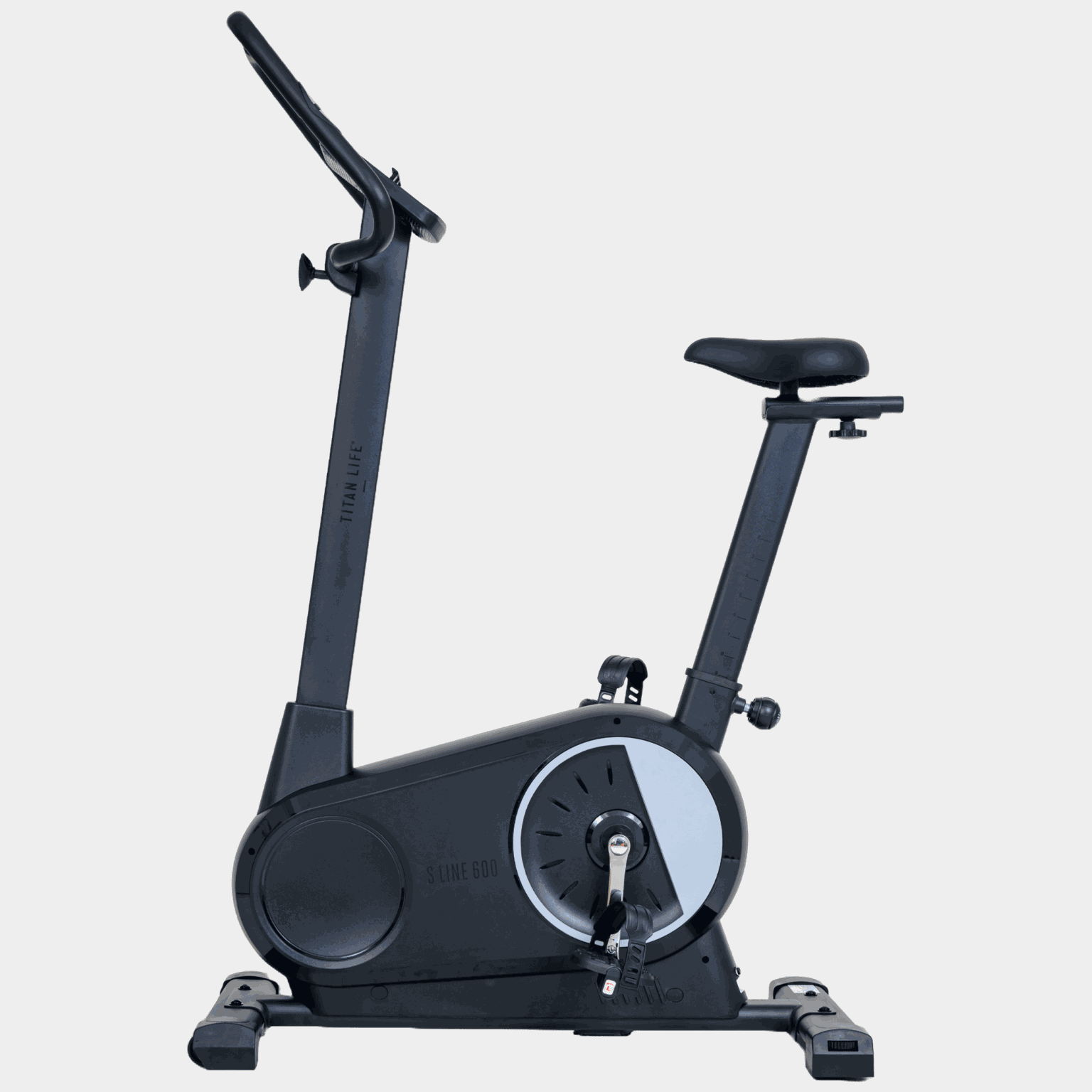 Line 600 hometrainer, spinningfiets – Zwart