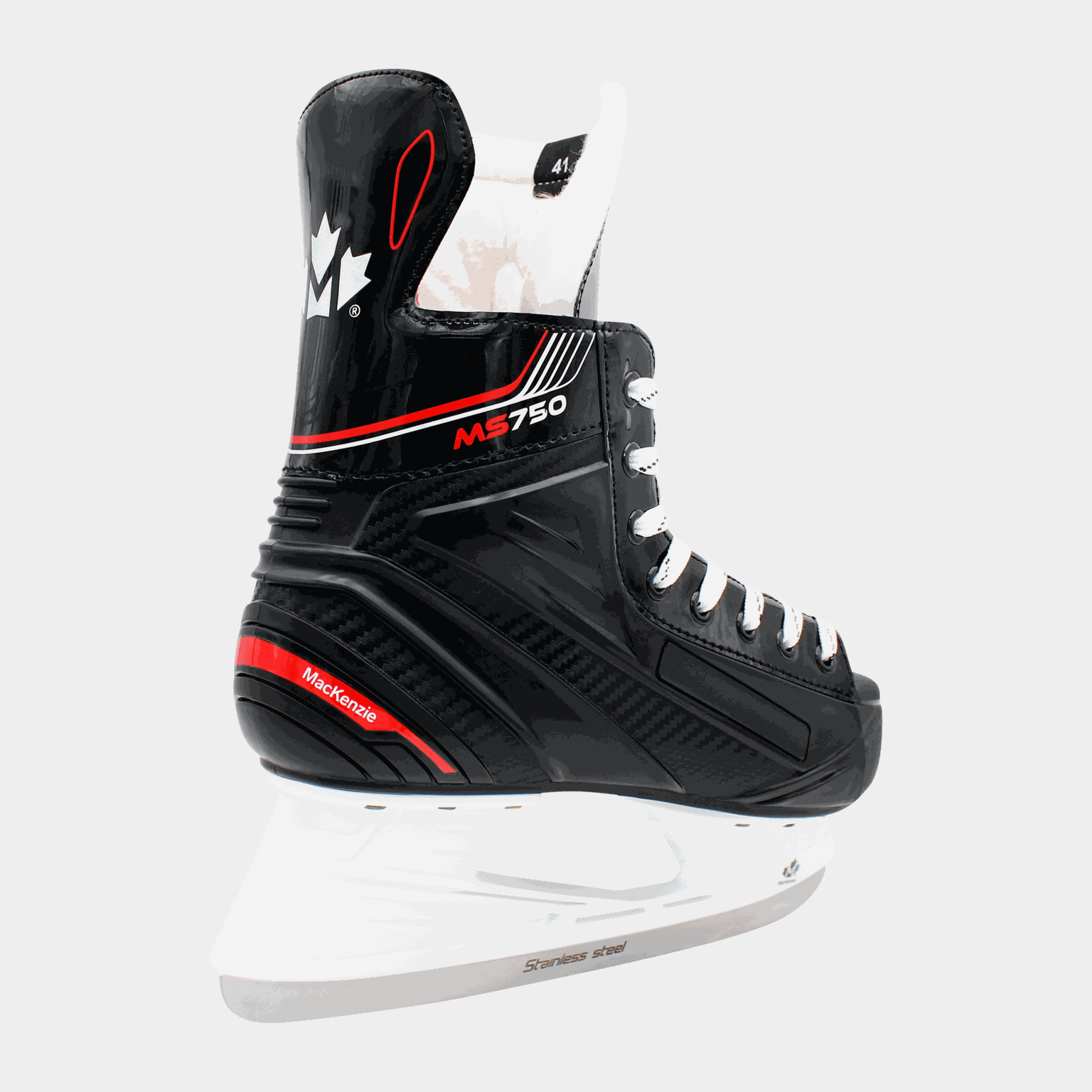 MS750 hockeyschaatsen voor volwassenen, maat 24/25 – zwart