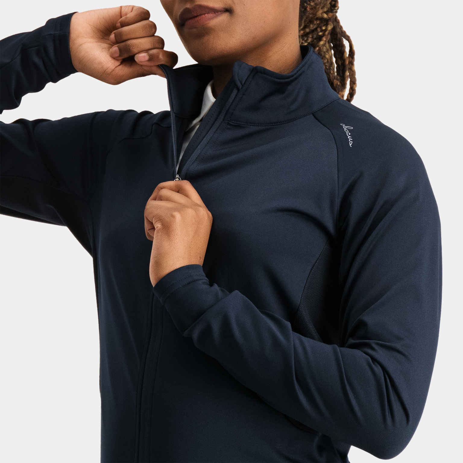 Lotta damska bluza golfowa z polaru zapinana na zamek