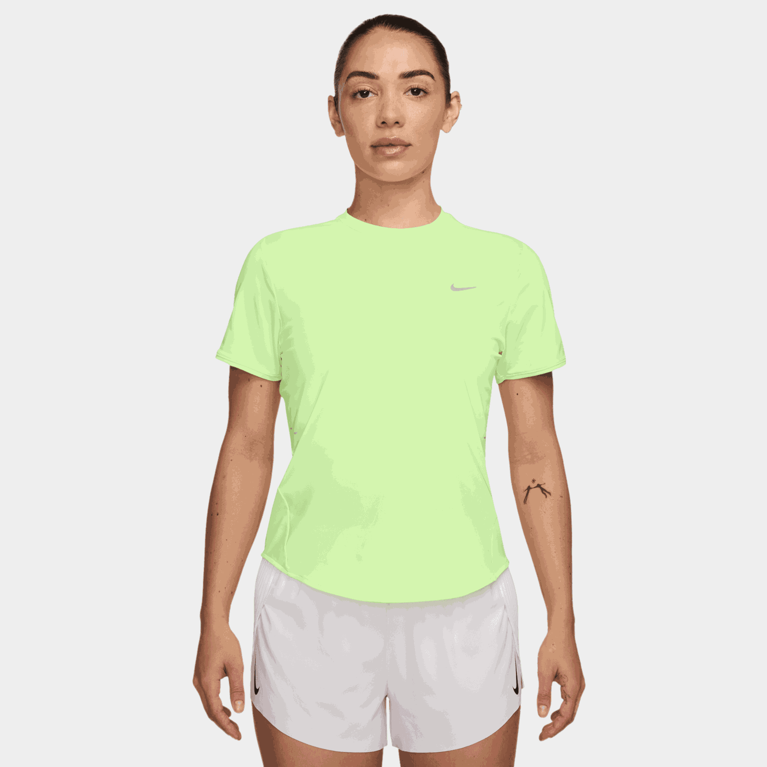 Dri-FIT Swift Short Sleeve Top, t-skjorte, dame - Grønn