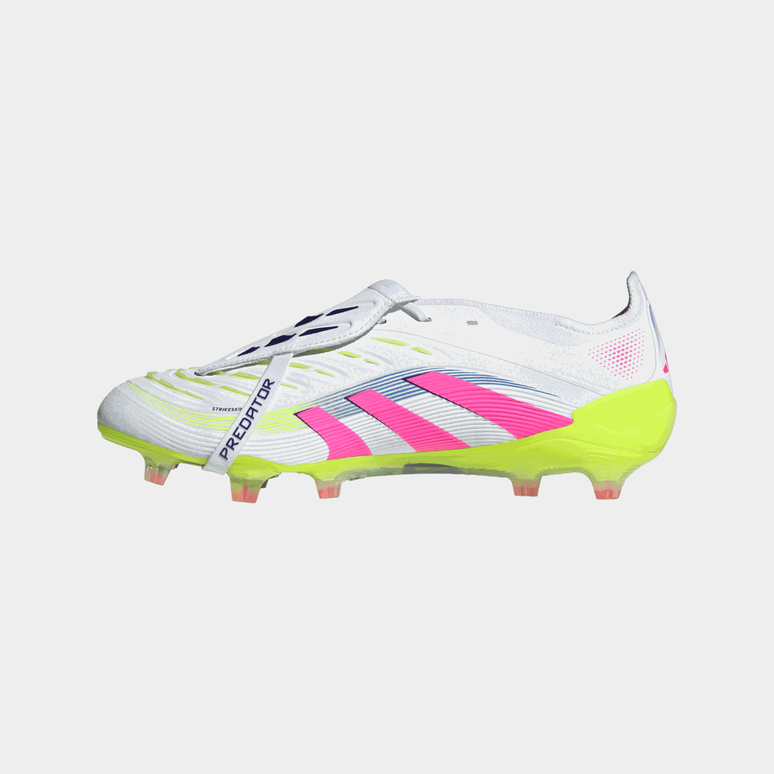 Chuteiras Predator Elite FG com língua dobrável para relva artificial, para homem e mulher.