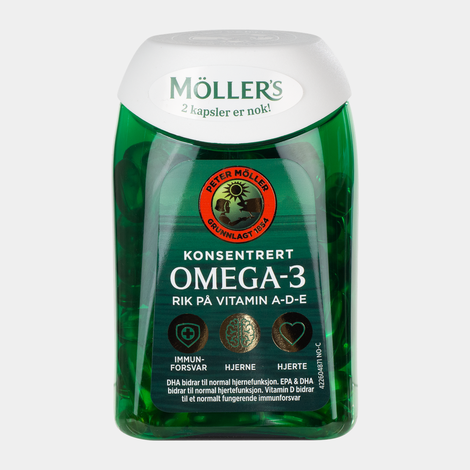  Möllers Omega-3 Original, 112 omega-3 capsules -