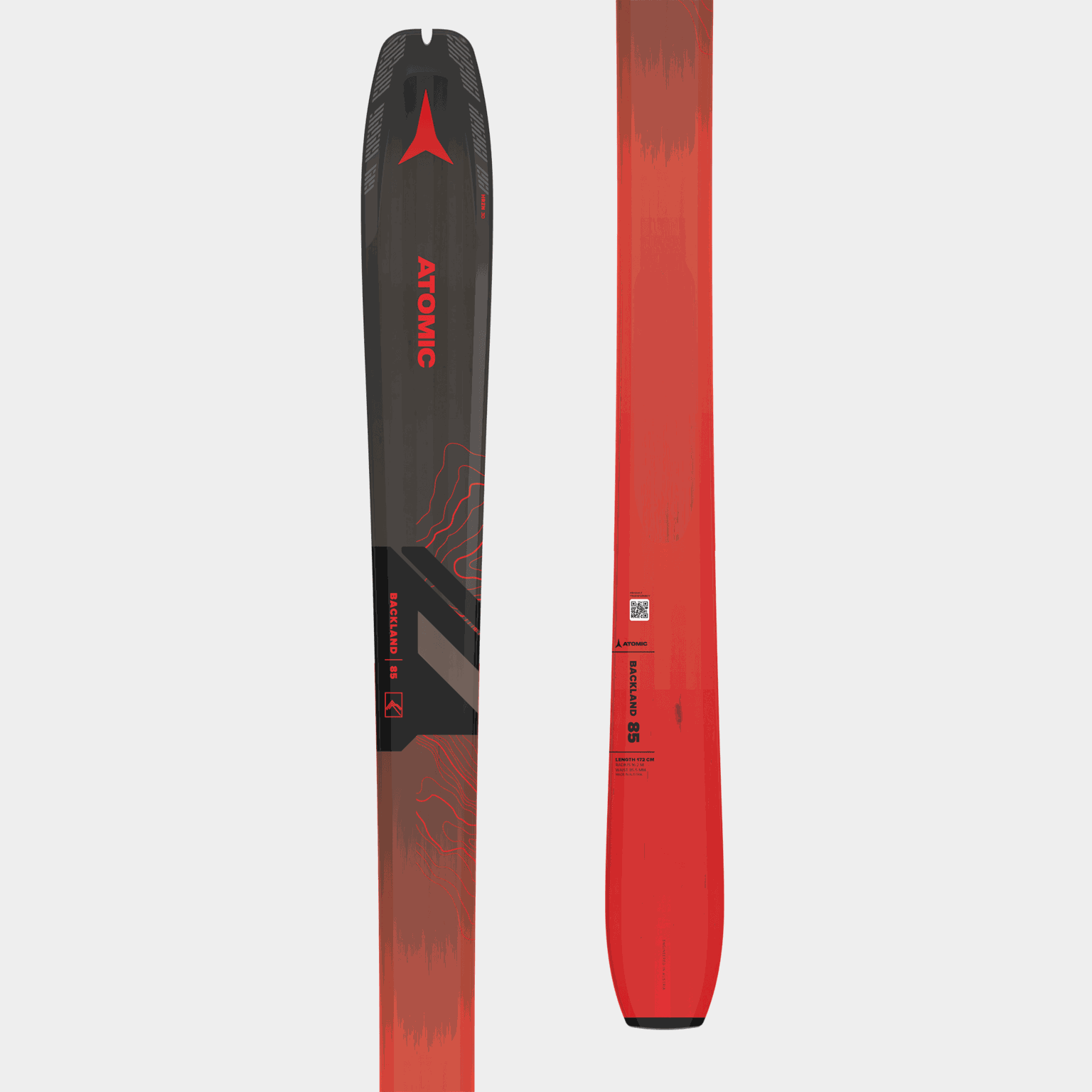 Touring Skis N Backland 85 24/25, allmountainski, herre - Svart