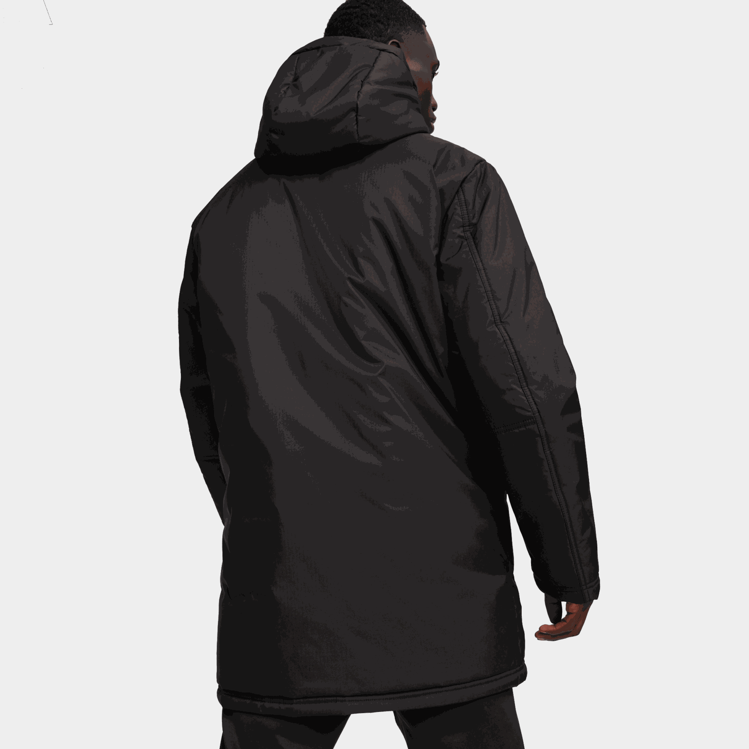  Jaqueta de inverno masculina teamFINAL – preta