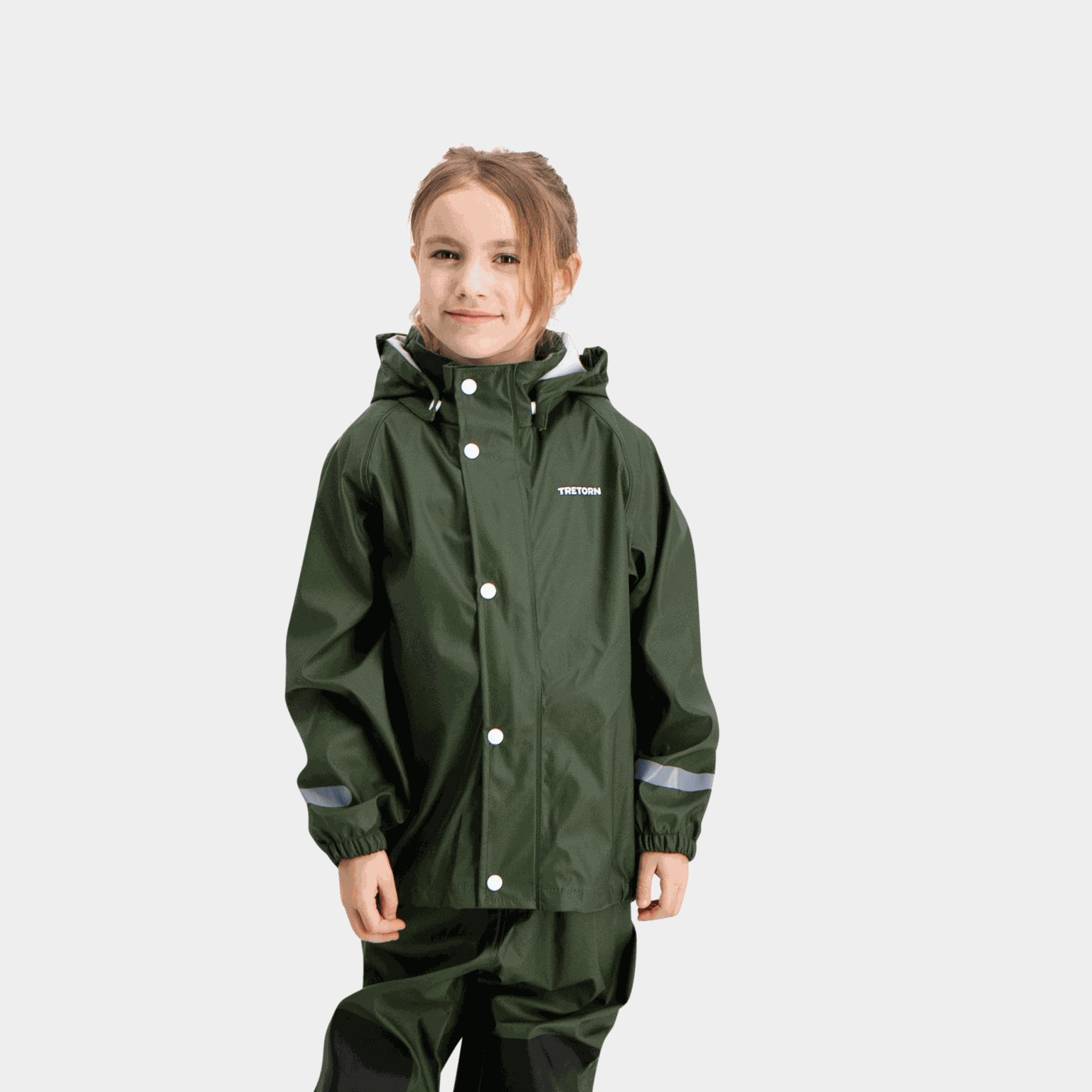  Veste Arva, imperméable pour enfant - Verte
