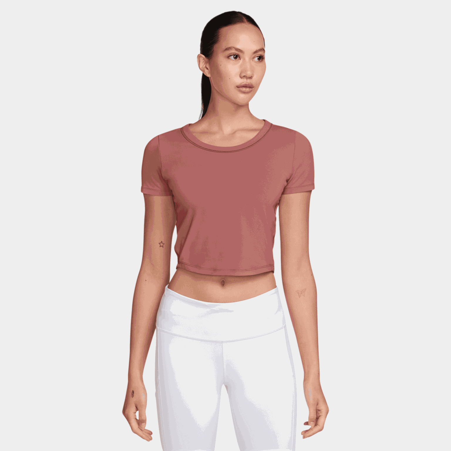 One Fitted Dri-FIT Short Sleeve Top, t-skjorte, dame