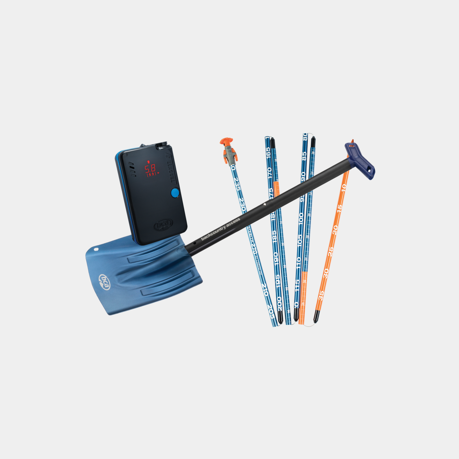 Kit de resgate para avalanches TS 24/25, kit completo de resgate para avalanches - multicolorido