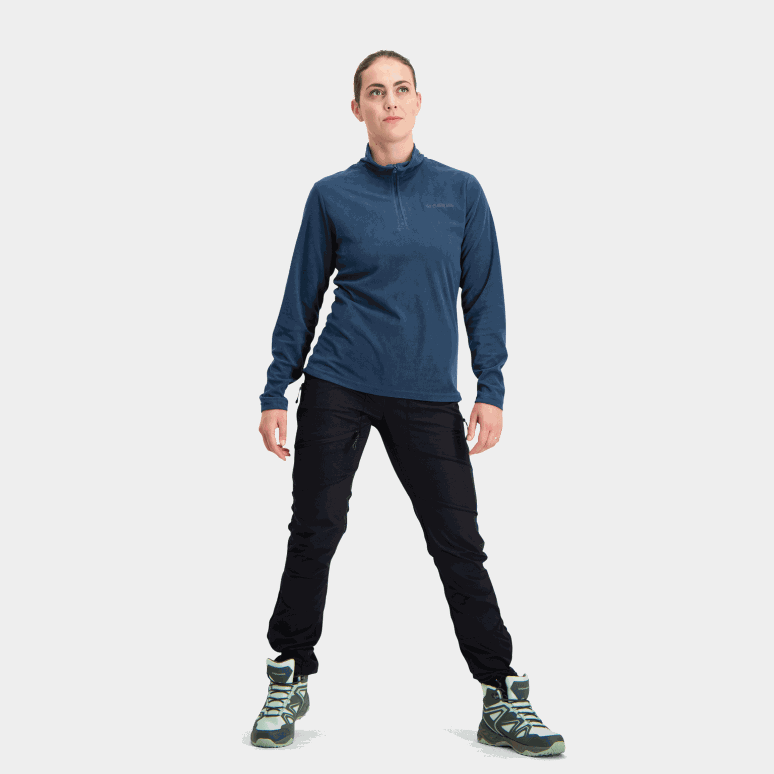  Dames Shield Rec W Fleece Hoodie met rits