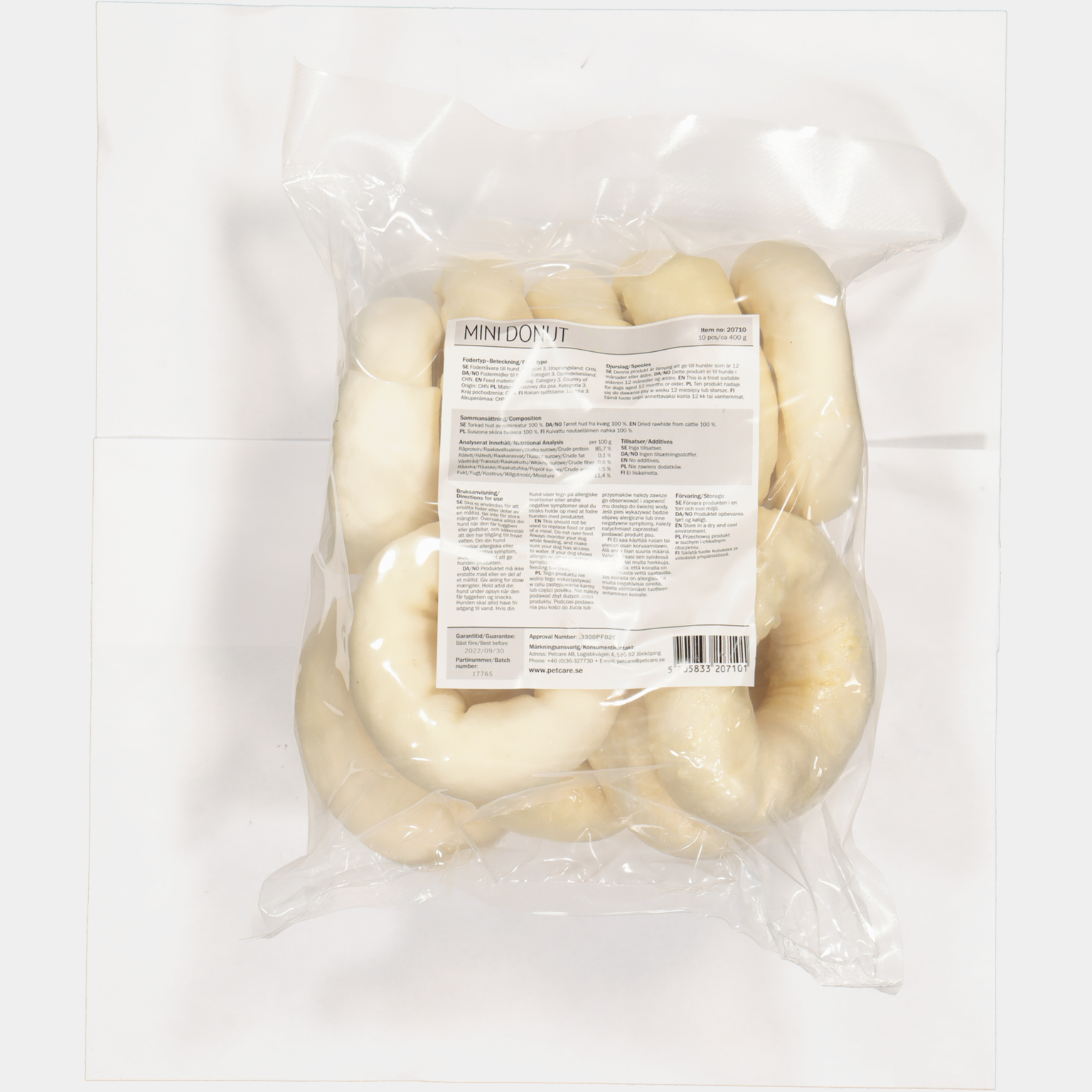  Pączki 9 cm, 10 sztuk – niebieskie