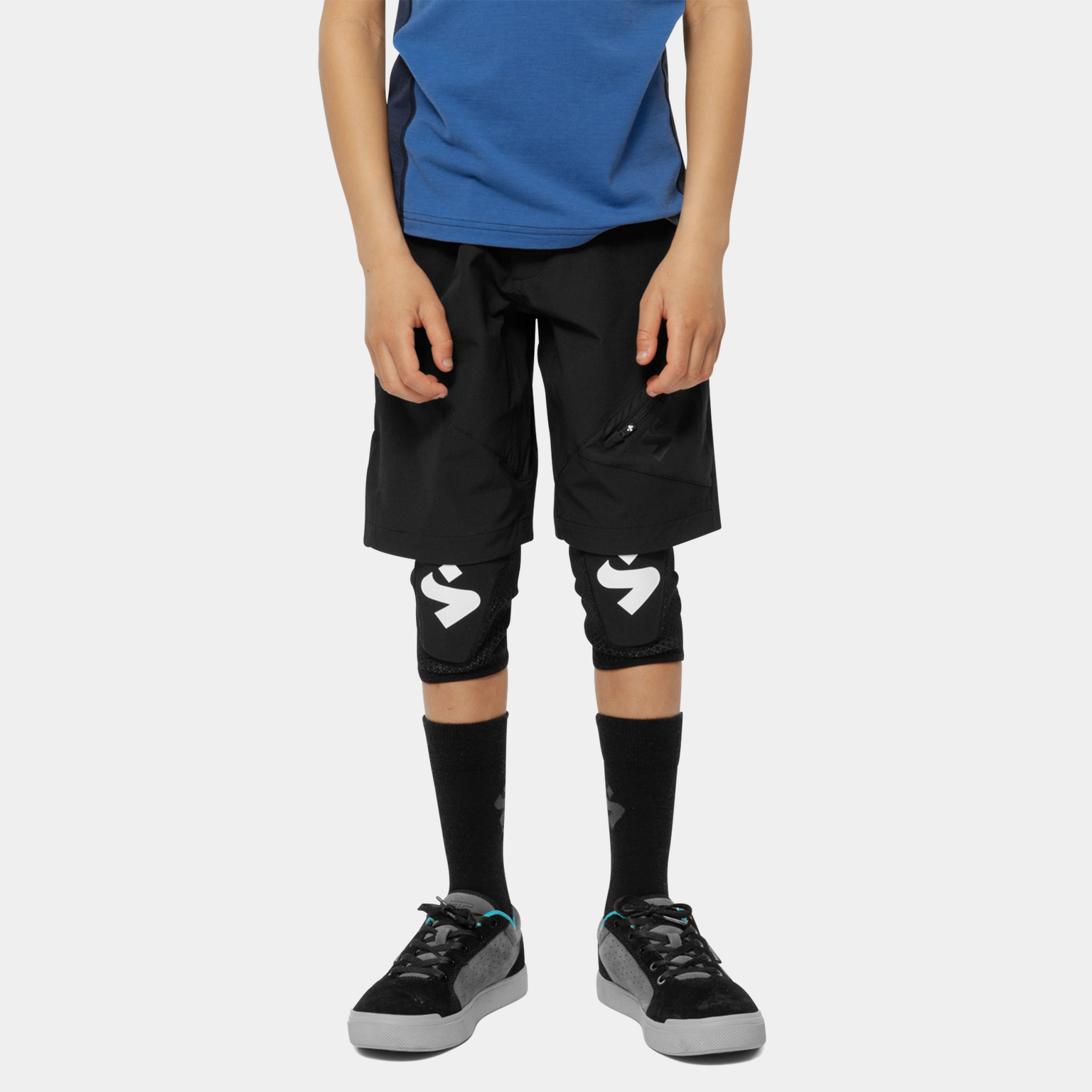  Pantaloncini da ciclismo Hunter 24 Junior - Neri