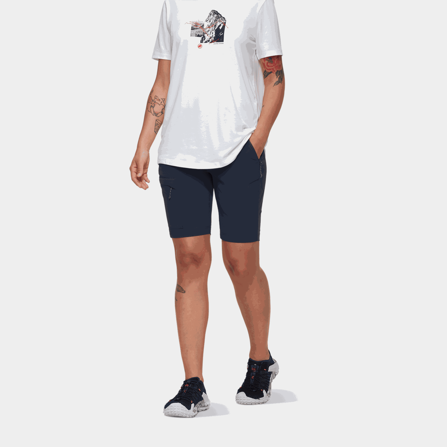 Shorts de viagem femininos Runbold IV W