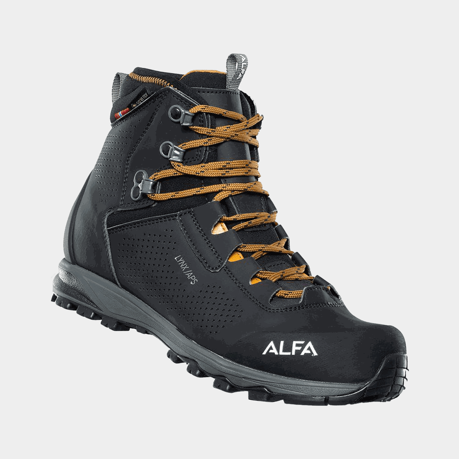 Lynx APS GTX M sportcipő, uniszex, fekete