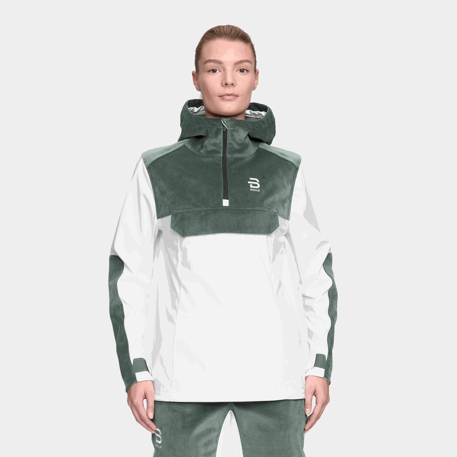 Anorak Boulder 24/25, langrennsjakke, dame - Mørk grønn