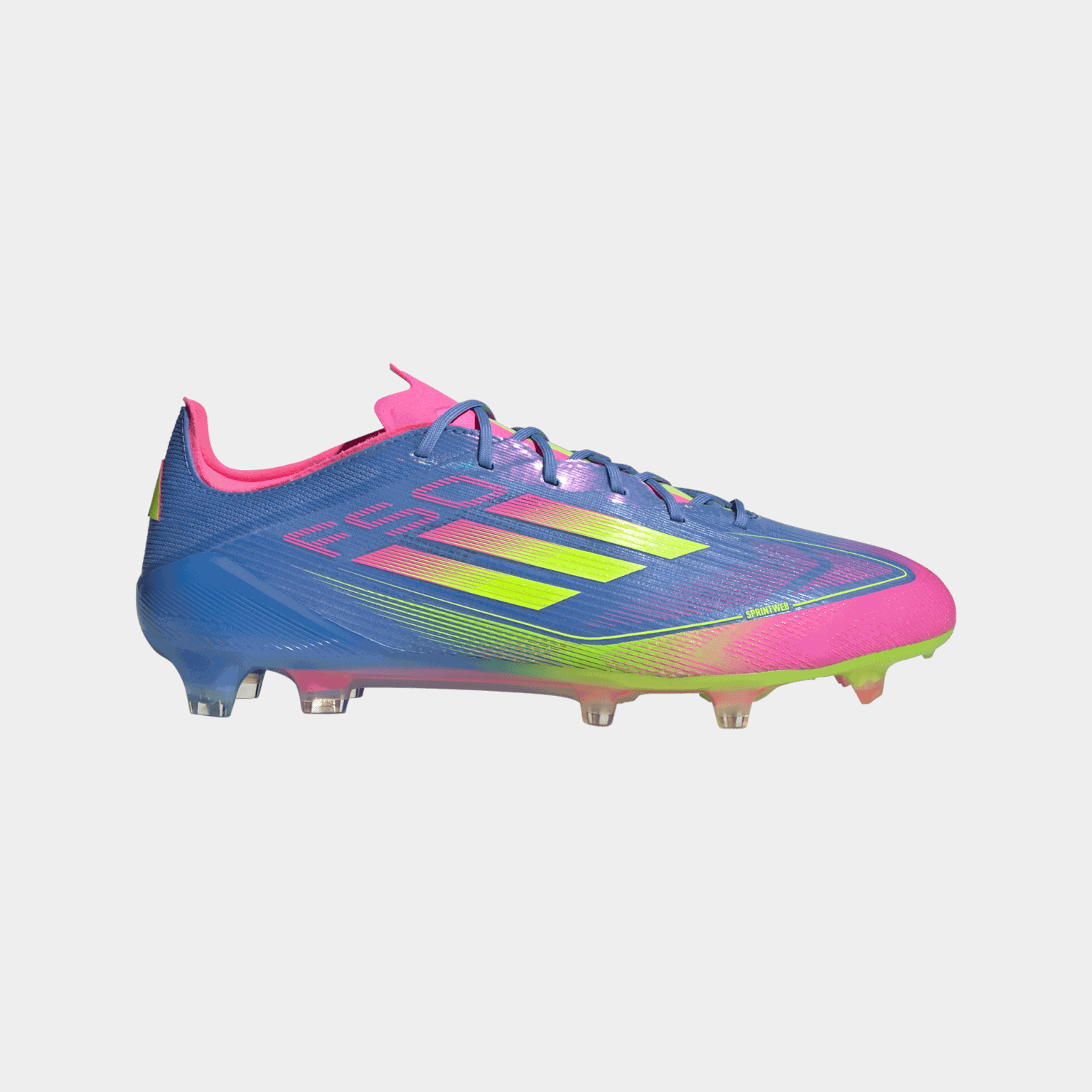 Chaussures de football F50 Elite FG pour gazon, unisexe – Bleues