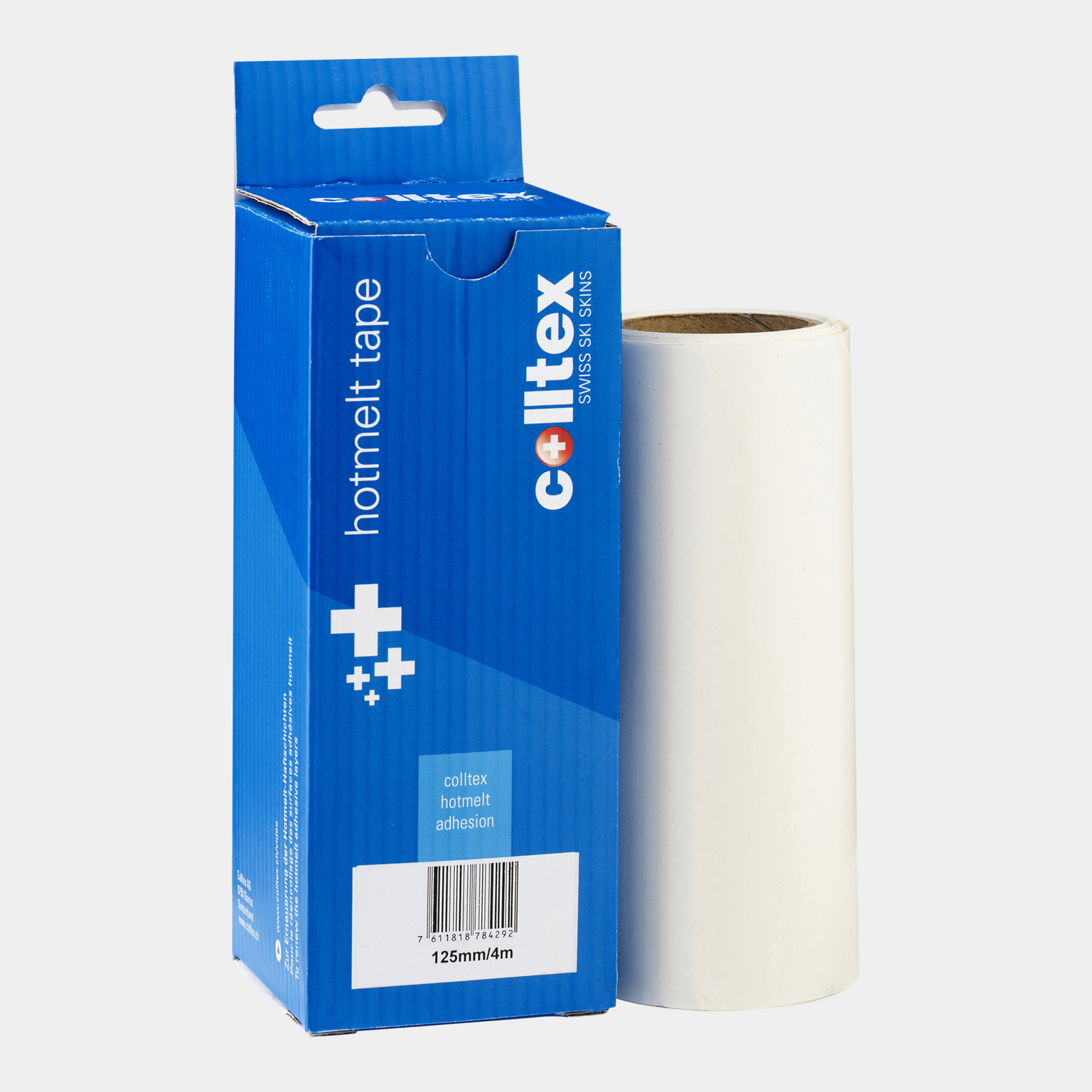 Fita adesiva Collexx 125*4000 24/25 com verso adesivo -
