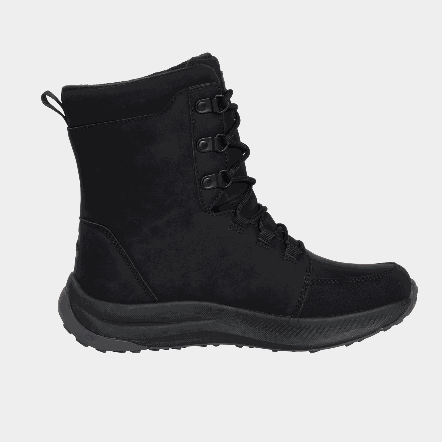  Bottes d'hiver chaudes Lunastad WP, chaussures d'hiver pour femmes - Noires