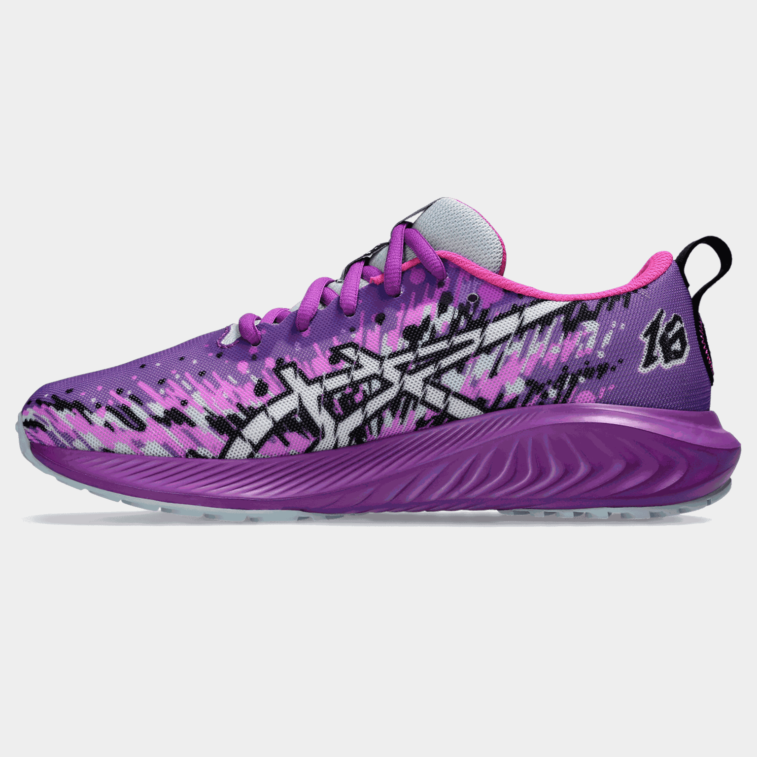  Tênis de corrida Gel-Noosa Tri 15 GS, tamanho infantil - roxo