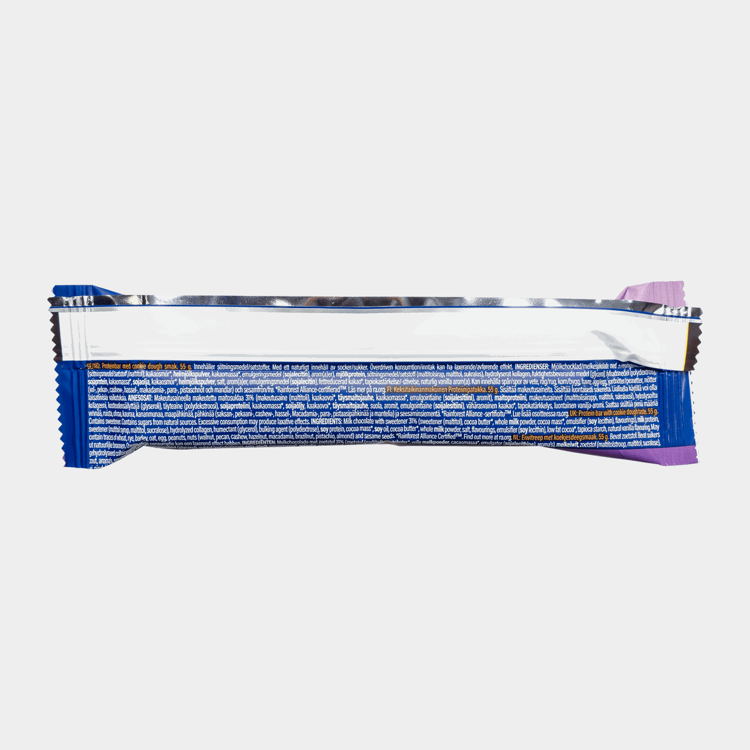  Barretta proteica morbida al gusto di impasto per biscotti, 55 g -