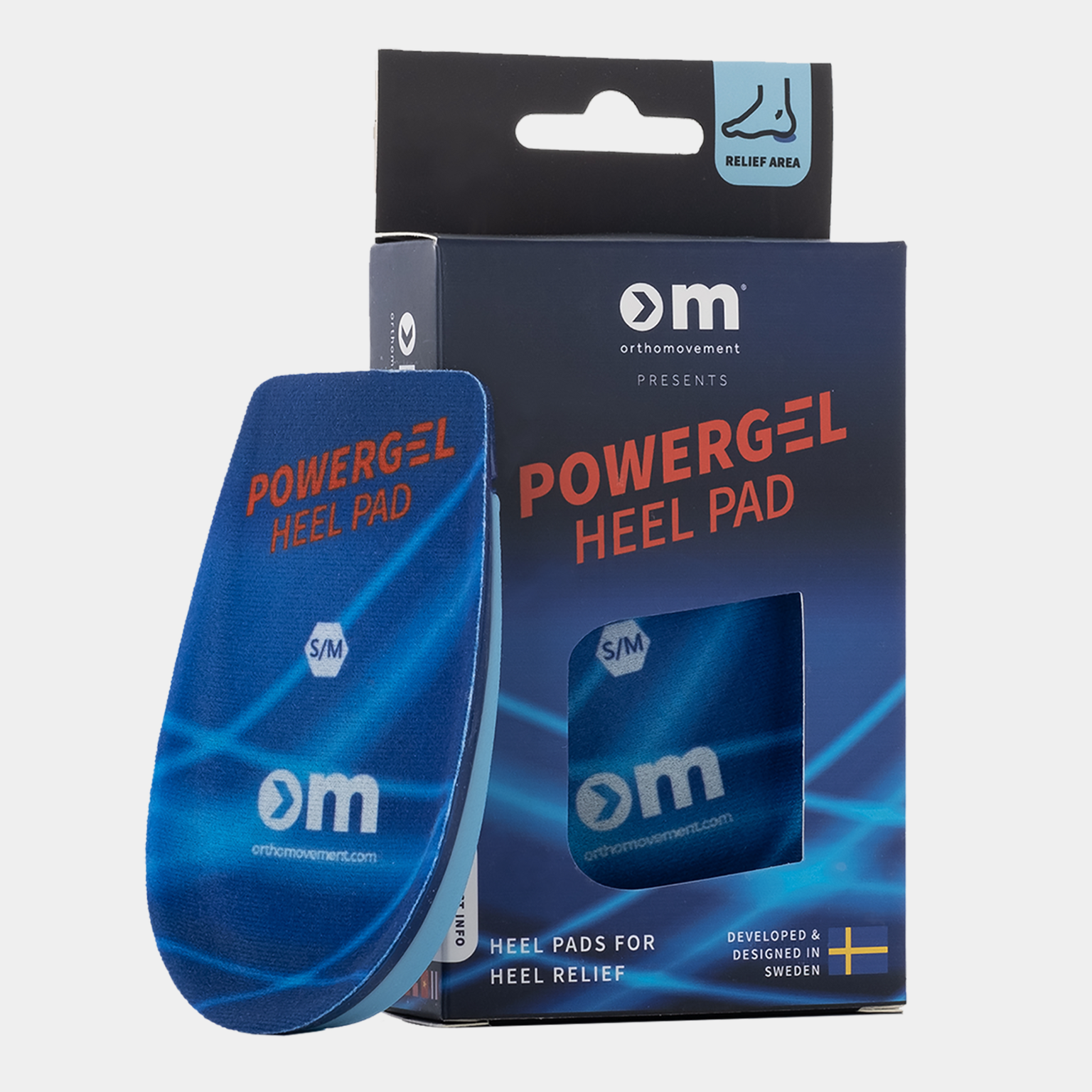  Πληροφορίες τακουνιού: μονόχρωμο, Powergel τακούνι: μπλε