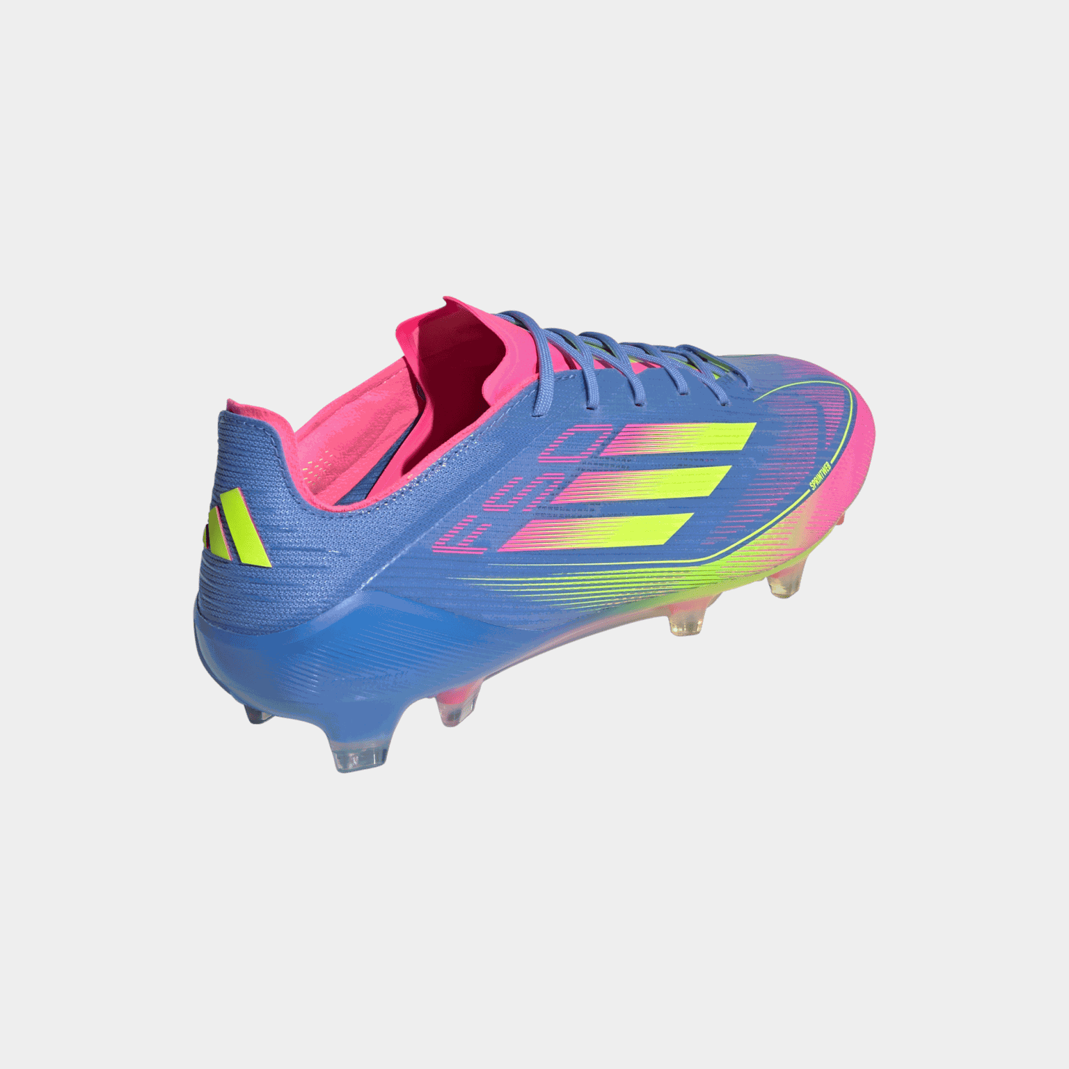 Chaussures de football F50 Elite FG pour gazon, unisexe – Bleues