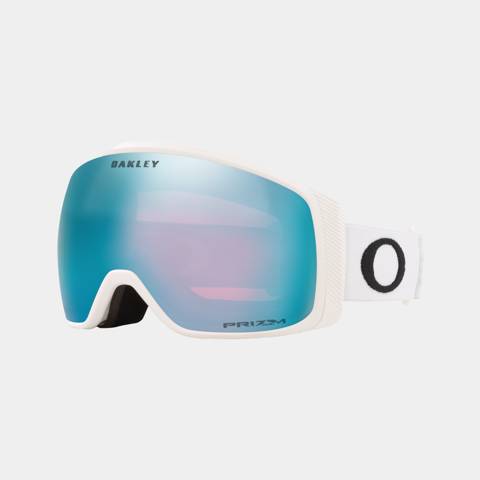  Óculos de esqui Flight Tracker M, branco fosco com lentes Prizm Sapphire 24/25, unissex - branco