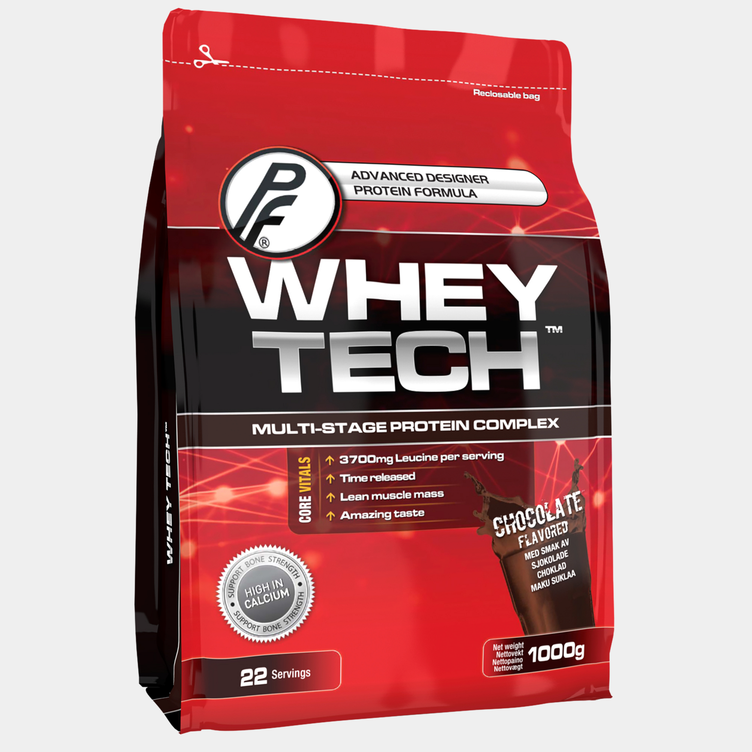  Whey Tech 1 kg, proszek białkowy
