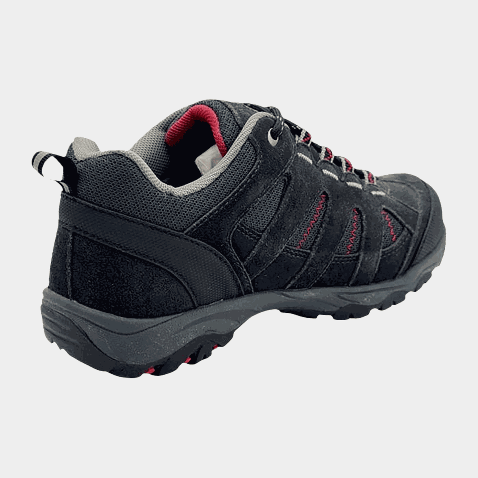  Wodoodporne buty trekkingowe Mount Low, rozmiar młodzieżowy – czarne