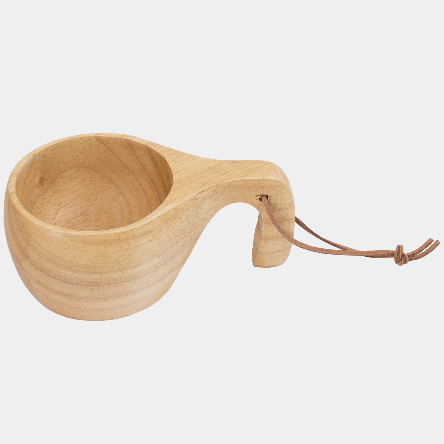 Houten mok, houten mok voor volwassenen - Bruin