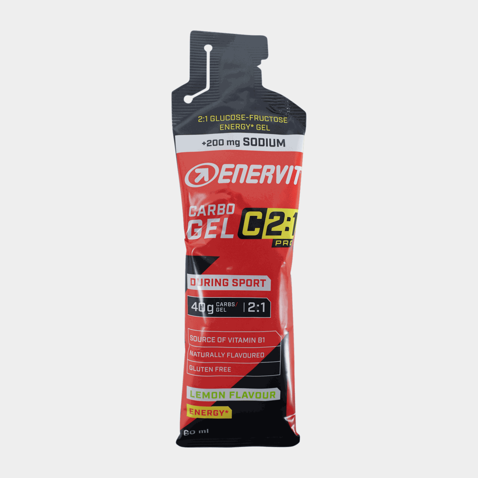 C2:1 PRO Carbo Lemon Gel + 200 mg sodu, żel energetyczny -