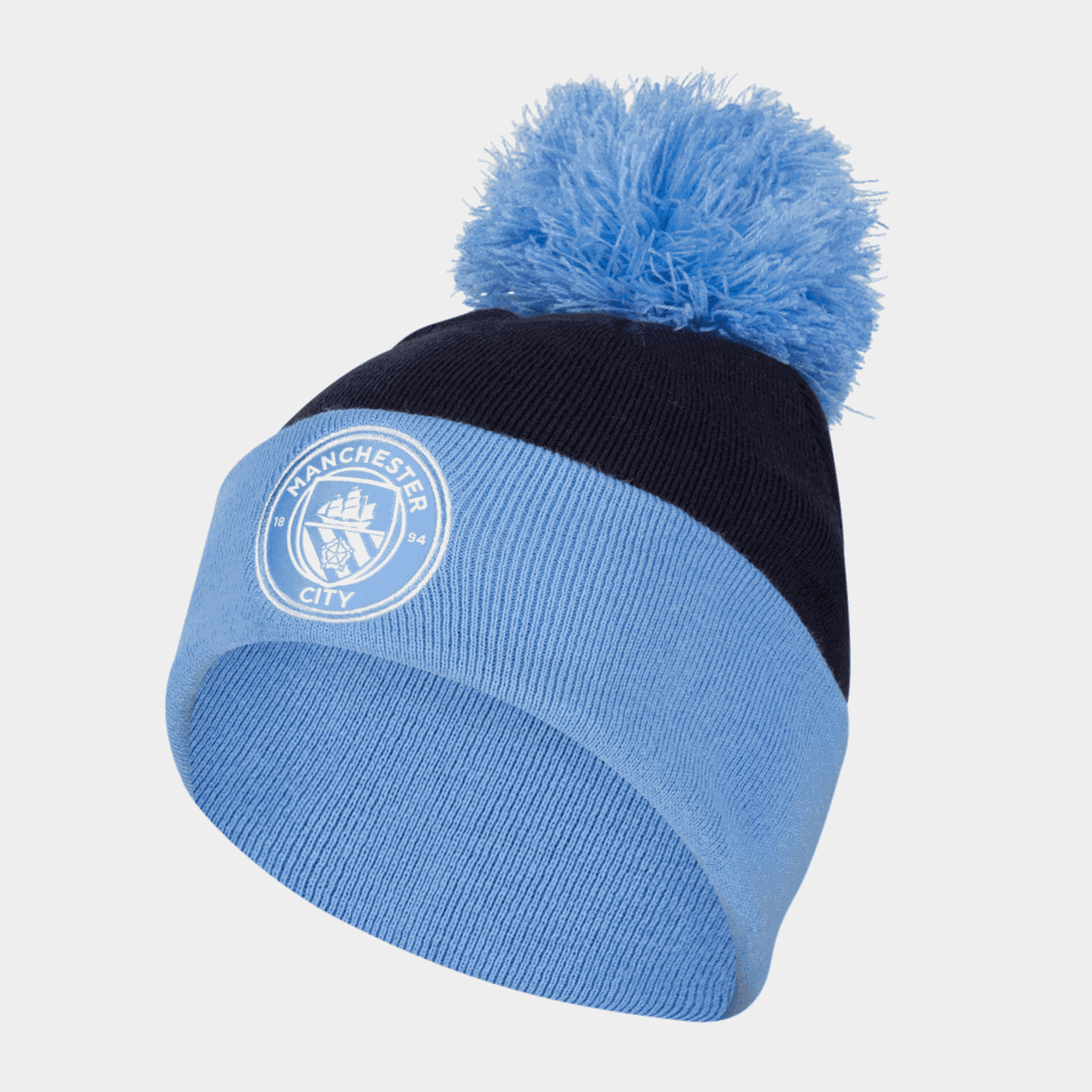  Unisex kšiltovka s bambulkami Manchester City Essential – modrá