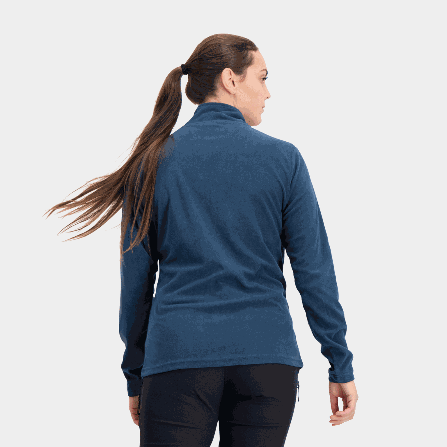  Dames Shield Rec W Fleece Hoodie met rits
