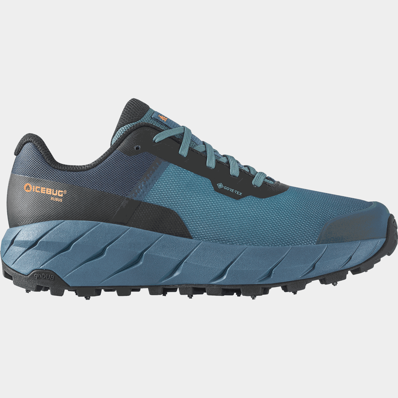  Scarpe da corsa impermeabili con tacchetti da donna Rubus BUGrip Gore-Tex – Verdi