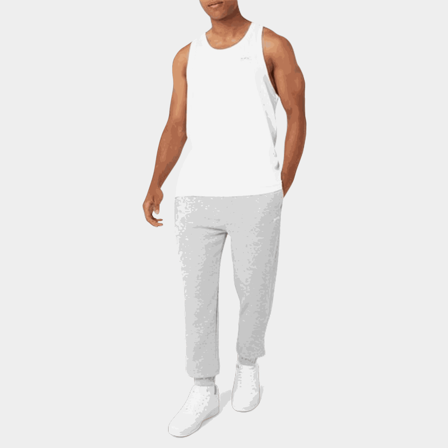 Pantaloni da uomo in pile con risvolto, pantaloni da jogging
